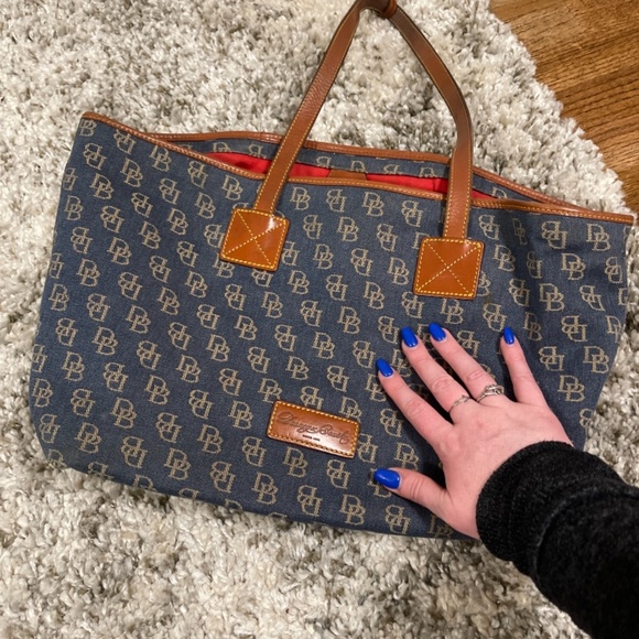 Rooney and Burke Denim Tote - Picture 3 of 5
